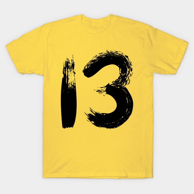 Number 13 T-Shirt by Erena Samohai